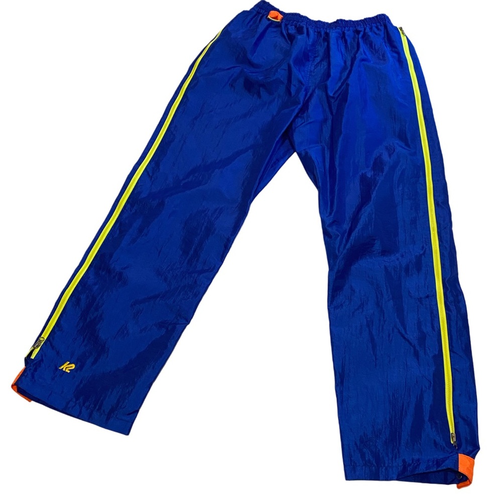 Vintage 90s Men’s K2 Royal Blue Nylon Pants Sz. XL